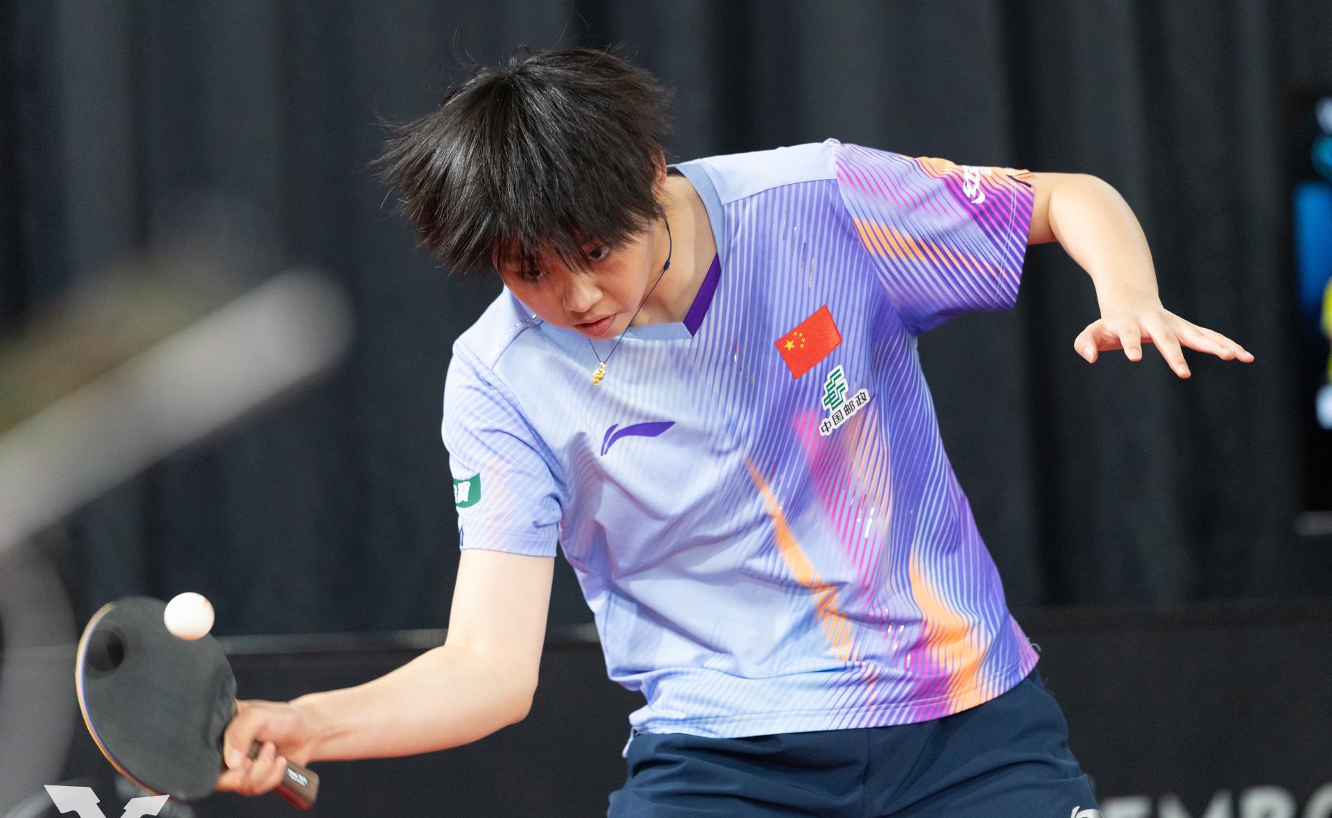 九游体育-恭喜！中国女乒又出15岁削球新星夺冠：孙颖莎师妹崛起大闪耀